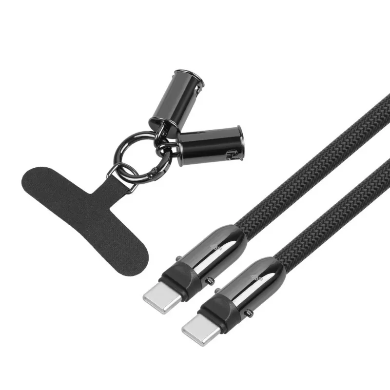 USB-C kábel TB AKTBXKUCCSMY12B 1,2 m, čierny, USB-C na USB-C