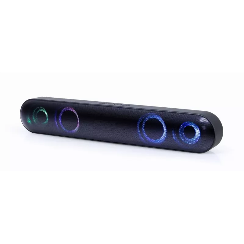 Gembird SPKBT-BAR400L soundbar reproduktor čierny 2.0 kanály 10 W