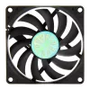 AKASA AK-FN076 80 mm ventilátor do skrine - čierny