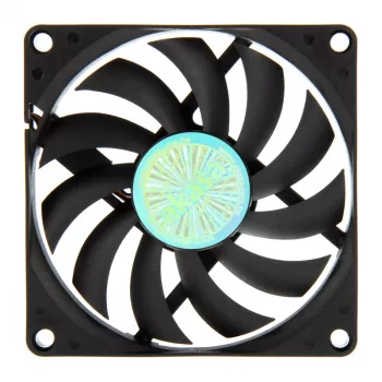 AKASA AK-FN076 80 mm ventilátor do skrine - čierny