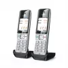 Gigaset COMFORT 500HX duo analógový/DECT telefón identifikácia volajúceho čierny, strieborný