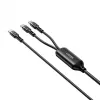 USB-C 2-in-1 kábel Unitek C14146ABK01 1,8 m, USB-C na USB-C, 100 W PD, čierny