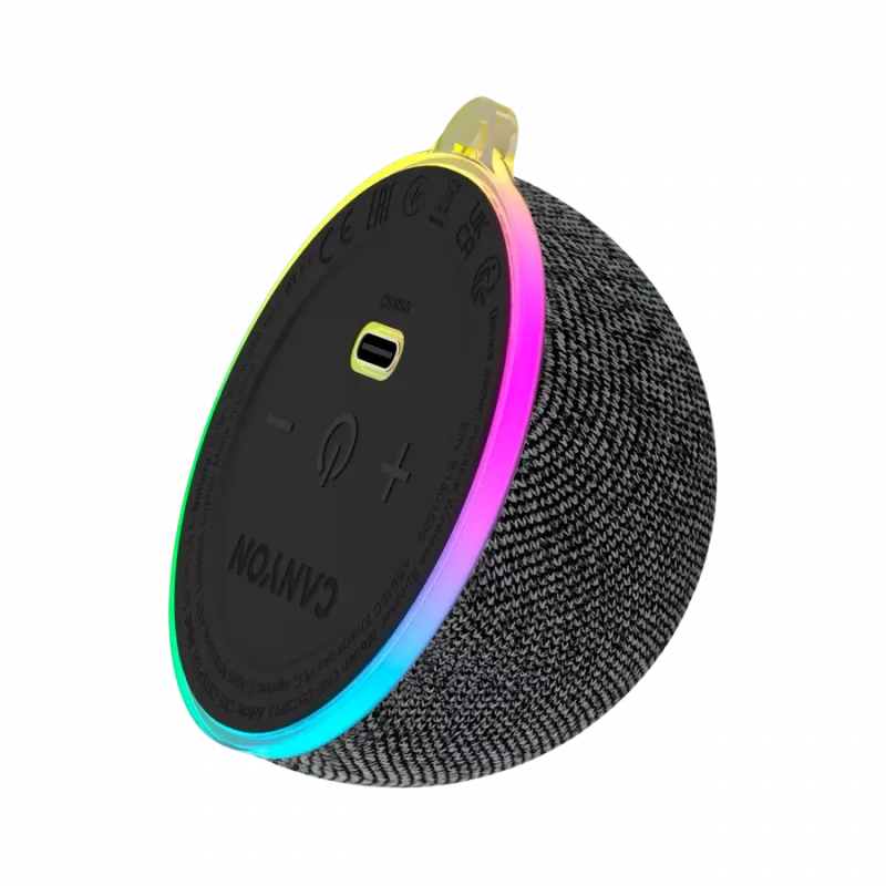 CANYON magnetický BT reproduktor OnMove 13 5W čierny