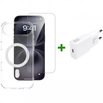4smarts 3in1 Premium Starter Set pre Apple iPhone Air, kompatibilné s MagSafe