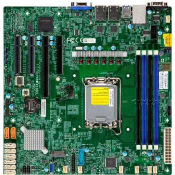 Super Micro SUPERMICRO X13SCL-F - Základná doska - micro ATX - LGA1700-socket - Čipset C262 - 2 x Gigabit LAN - Integrovaná grafika (MBD-X13SCL-F-B)