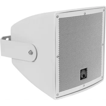 Instalačný reproduktor Omnitronic ODX-208T 100V biely — stropná/nástenná montáž, dvojpásmový, 8Ω nominálne