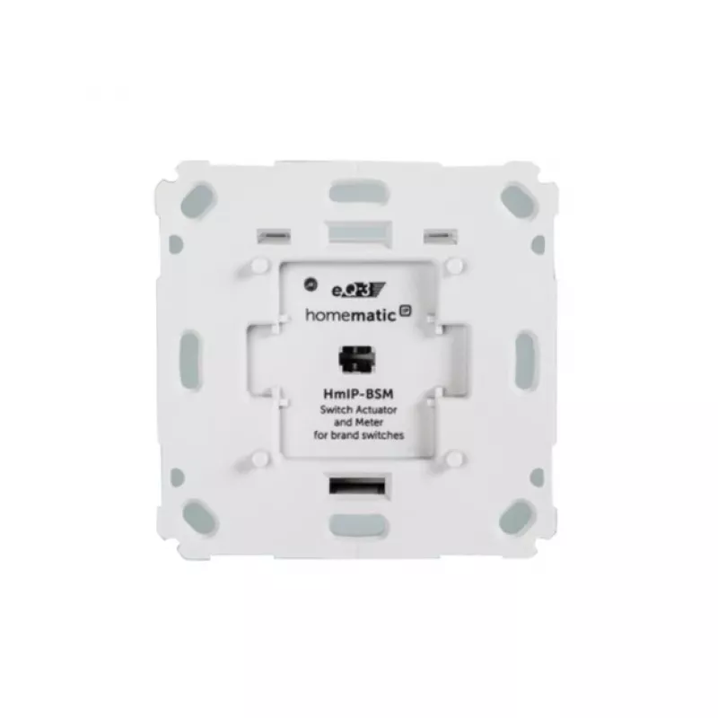eQ-3 HomeMatic IP pre - spínací merací aktor značkový vypínač pod omietku