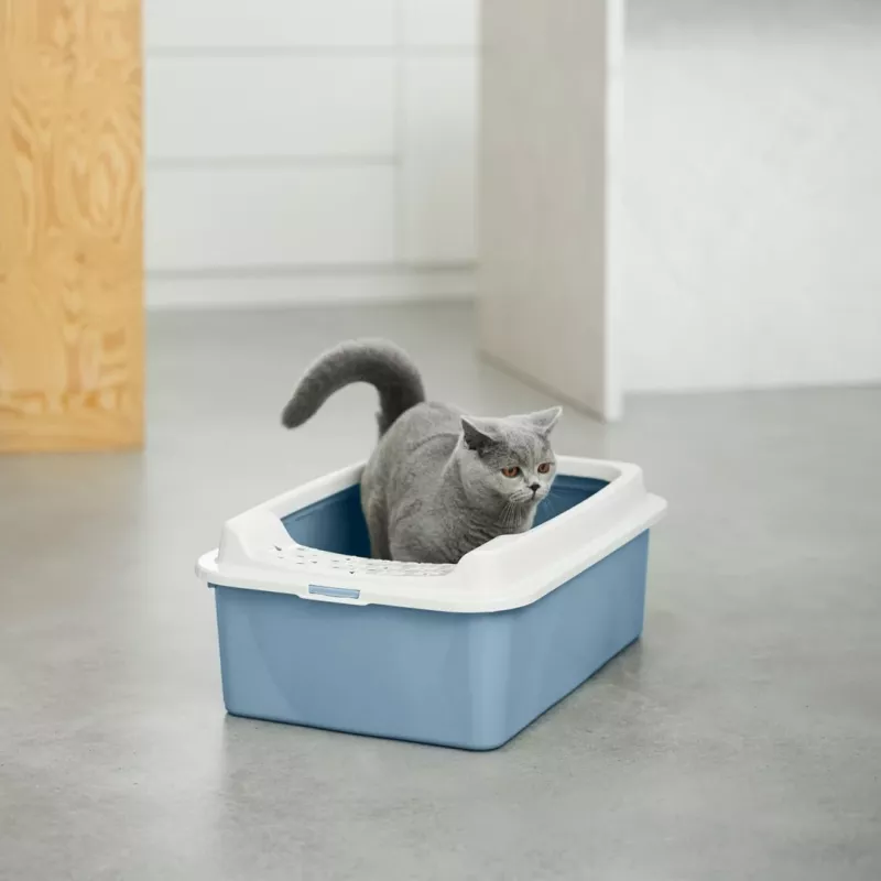 ROTHO Bonnie Eco Blue - mačacia toaleta