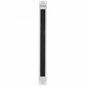 Kefový panel LANBERG AK-1101-S 1U 19 palcov 482,6×44,2×8,5 mm sivý