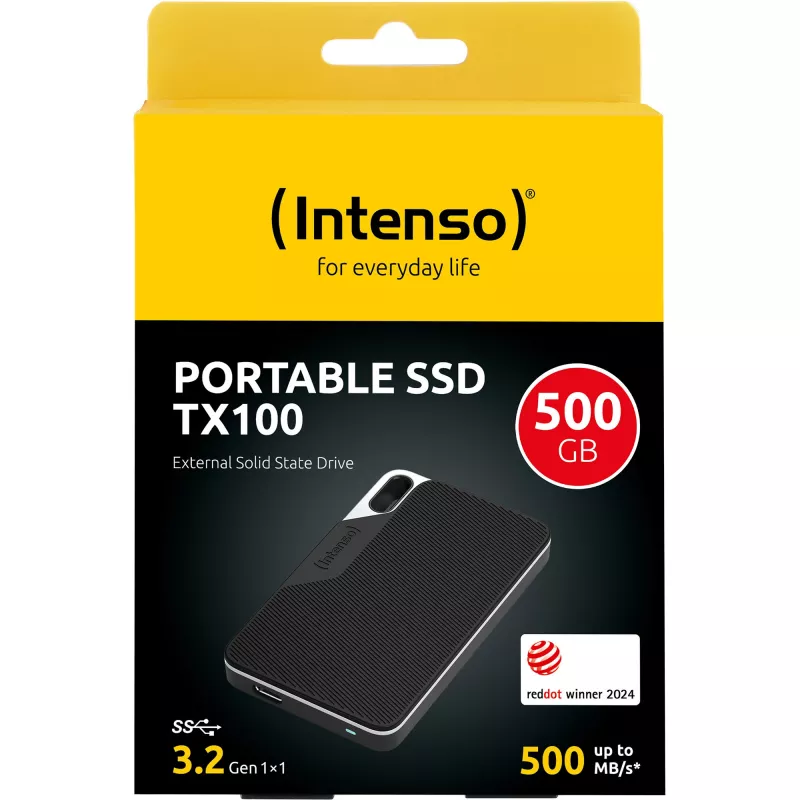 SSD disk Intenso 500 GB externý USB Type-C 3.2 Gen 1 TX100