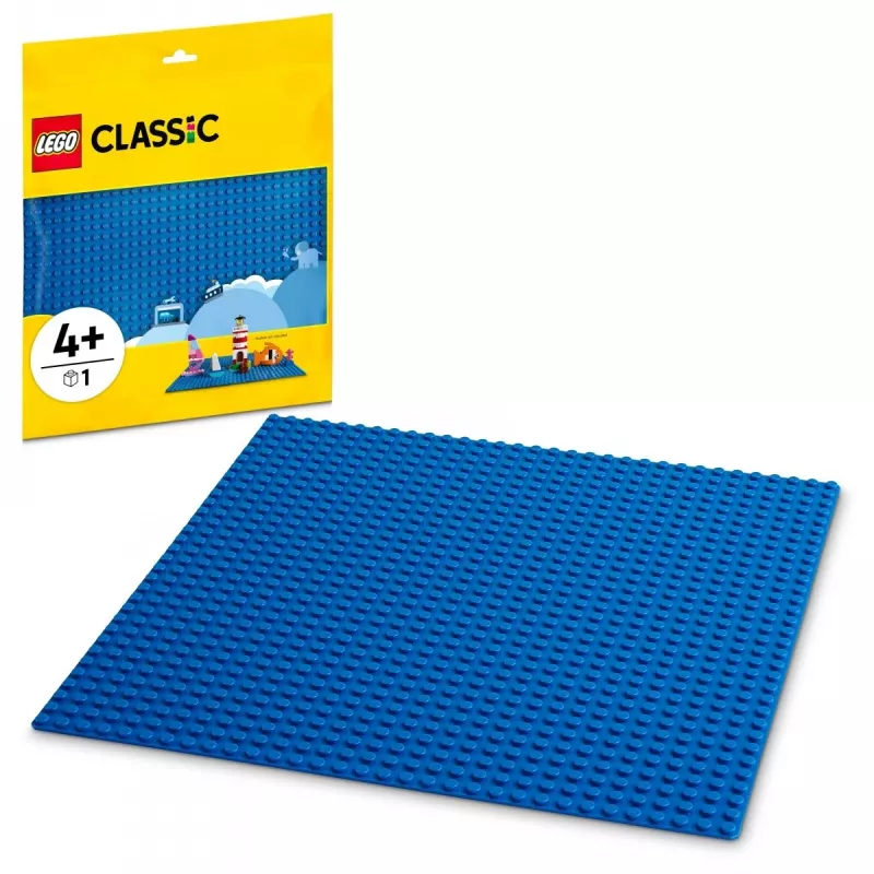 LEGO stavebná doska 11025 — modrá základná doska 32x32 výstupkov, 250×250 mm