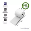Qoltec 51892 termorolka 80 x 80 | 55 g/m² | 10 kusov | bez BPA