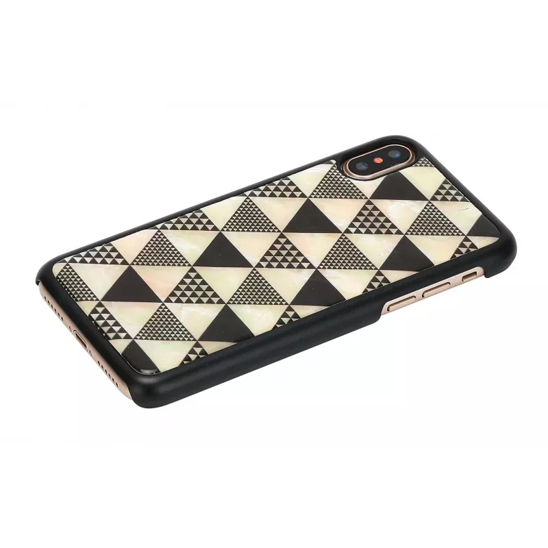 iKins Pyramid puzdro pre iPhone XS/X, čierne, K1623J