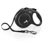 Flexi New Classic L automatické vodidlo pre psa, popruh, 5 m, do 50 kg, čierne
