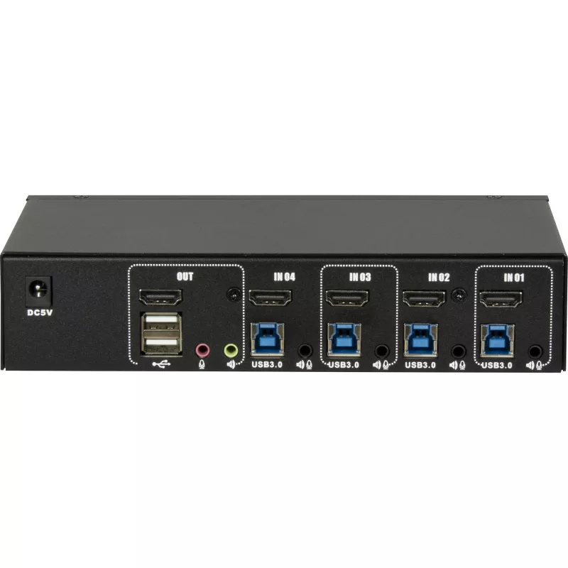KVM switch Inter-Tech IPC AS-41HUS 4 porty USB