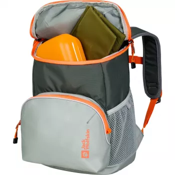 Jack Wolfskin Erlebnis Pack batoh - zelený/oranžový, 11 l