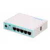 Mikrotik RB750GR3 káblový router Gigabit Ethernet tyrkysový, biely