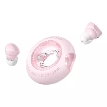 Bezdrôtové in-ear slúchadlá Vention NBRP0 T17 s nabíjacím puzdrom, ružová