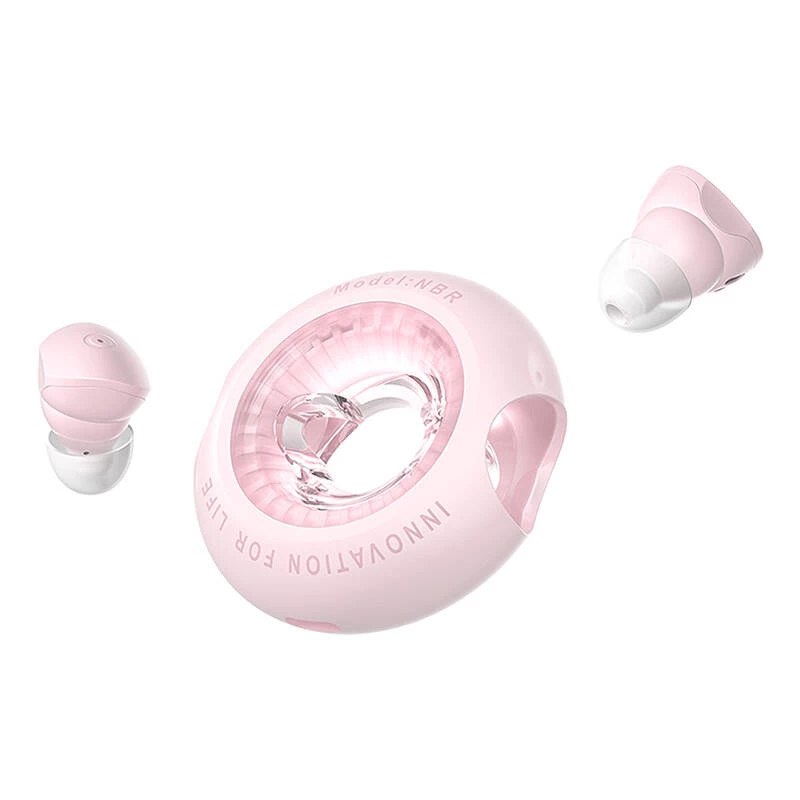 Bezdrôtové in-ear slúchadlá Vention NBRP0 T17 s nabíjacím puzdrom, ružová