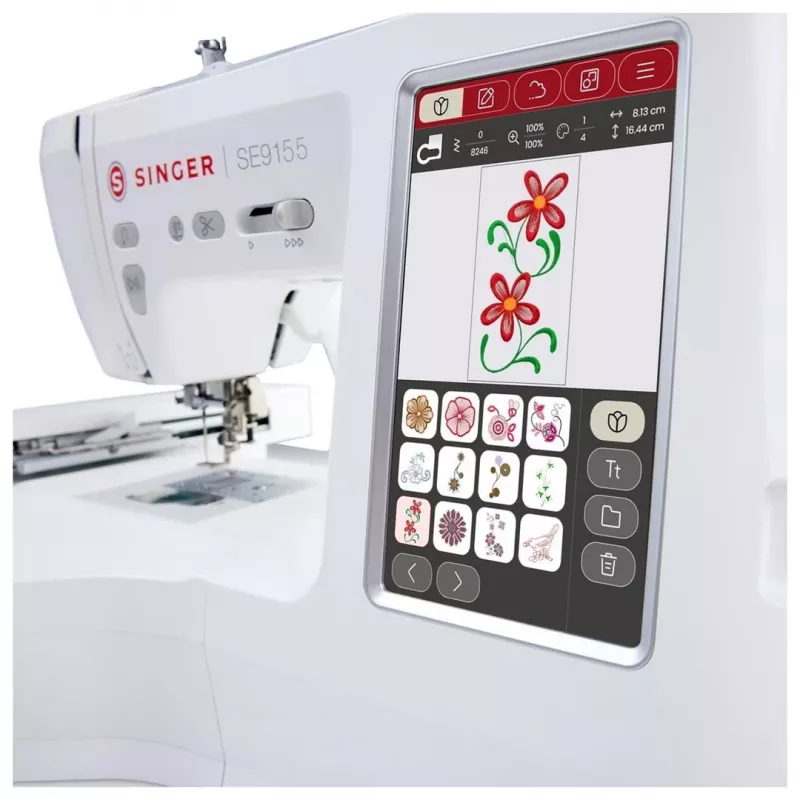 SINGER strihací stroj SE9155 elektrický prúd biela