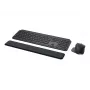 Logitech MX Keys combo for Business Gen 2 klávesnica myš súčasťou Office RF Wireless + Bluetooth AZERTY francúzska grafitová