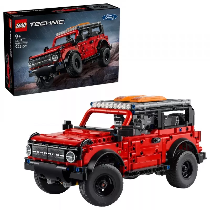 LEGO Technic stavebnica Ford Bronco Off-Roader 4x4 model 42213 — 943 dielov, vek 9+