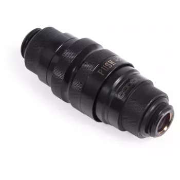 Sada rýchlospojok Eiszapfen G1/4 AG - Deep Black (čierna (matná))