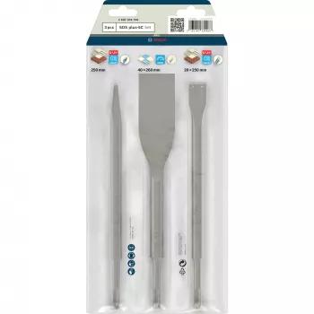 Bosch SDS-plus-5C sada sekáčov, 3 kusy