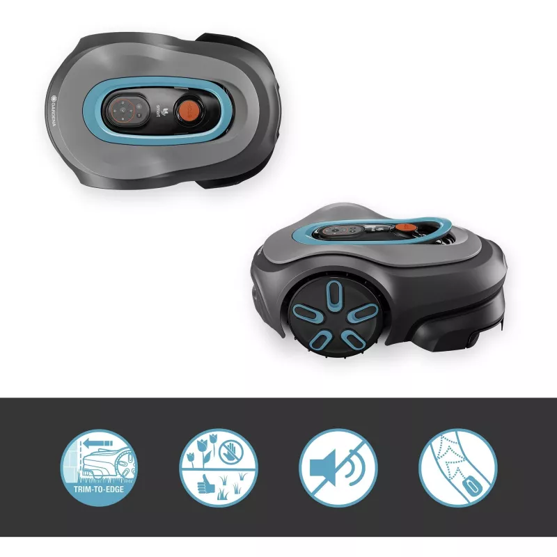 Robotická kosačka Gardena smart SILENO pro batéria 600 m² 16 cm