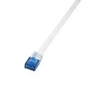 Sieťový kábel LogiLink 0,25m RJ45 Cat6 biely