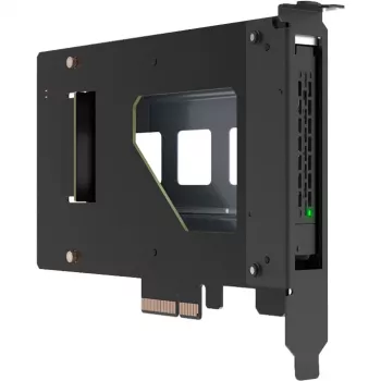 ICY Dock ToughArmor MB111VP-B - mobilný úložný rám - pre M.2 / M.3 SSD mobilný rám - 2,5 palca (6,4 cm) - NVMe - PCIe 4.0 x4 - čierna (MB111VP-B)