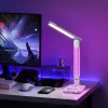 Stolná lampa Hawk HW-LAMP04 biela LED nastaviteľná, biely povrch, nastaviteľná hlava a rameno