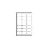 Avery Zweckform Avery – transparentná – 63,5 x 38,1 mm 525 etikiet (25 listov x 21)