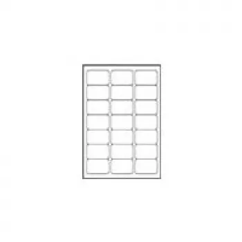 Avery Zweckform Avery – transparentná – 63,5 x 38,1 mm 525 etikiet (25 listov x 21)