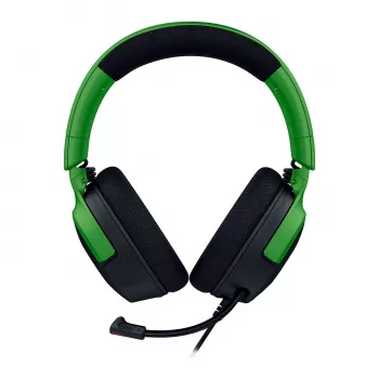 Káblové herné slúchadlá Razer Kraken V4 X — supraaurálne, 20–20000 Hz, 1,8 m kábel, 310 g, čierna/zelená