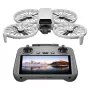 Dron DJI Flip 4 s 48 MP kamerou, 4K (3840x2160), 3110 mAh batéria, 16 m/s, 14 000 m dosah, 4 rotory, 0,249 kg, čierna/biela