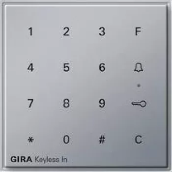Elektrická spínacia vložka Gira 260565, hliníkové prevedenie, ochrana IP44