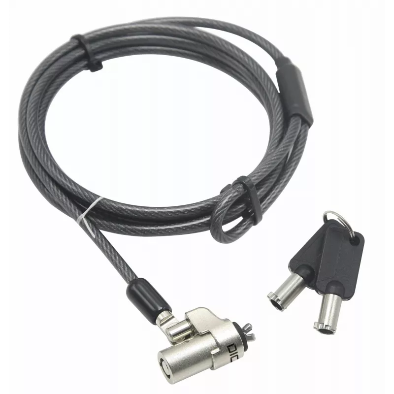 Káblový zámok DICOTA D31540 čierny 2 m