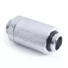 Alphacool ES D-Plug 31,5 mm, vonkajší závit G1/4 – vonkajší závit G1/4, chróm