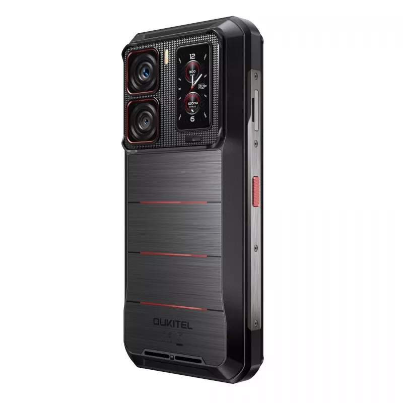 Smartfón Oukitel WP300 5G, 6,8 palca, 12 GB RAM, 512 GB, 16000 mAh, IP69K, Android 15, čierny