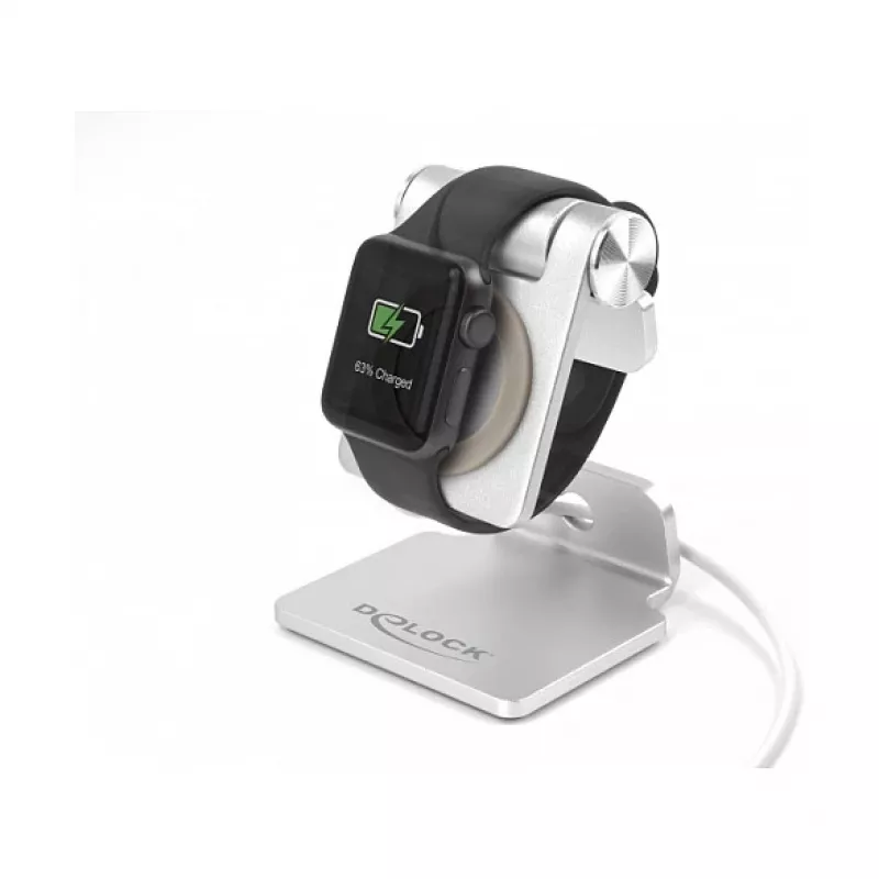 Aktívny držiak DeLOCK 18428 strieborný mobilný telefón smartfón smartwatch