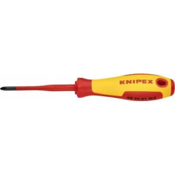 Knipex VDE plus/mínus skrutkovač veľkosť PH 1 dĺžka čepele: 80 mm (98 24 01 SLS)