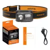 Čelová lampa Superfire HL23 s výkonom 220 lm a USB-C nabíjaním