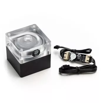 Čerpadlo BitsPower P5D PWM Pump V1 ARGB transparentné BPTA-P5DP-AC