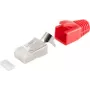 Konektor kábla RJ45 ShiverPeaks BS72067-R červený