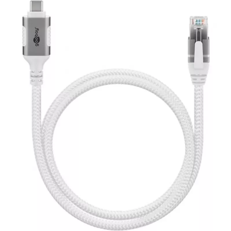Goobay 74177 - sieťový adaptér kábel USB 3.1 Type-C Gigabit Ethernet 3 m - sieťová karta - 1 000 Mbps (74177)