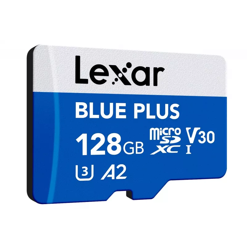 MicroSDXC pamäťová karta Lexar BLUE PLUS 128 GB UHS‑I U3 V30 170 MB/s
