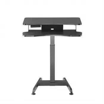 Maclean MC-835 prenosný elektricky výškovo nastaviteľný stôl 72 – 122 cm, max. 37 kg, ovládací panel, sedavé a stojace pracovné miesto