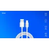 USB 2.0 kábel SAVIO CL-168, USB A (konektor samec) na USB C (konektor samec), 3 m, biely