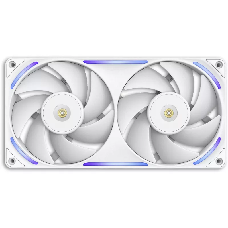 Skriňový ventilátor do počítača NZXT F240X 120 mm biely, 1 kus, 240 × 120 × 30 mm